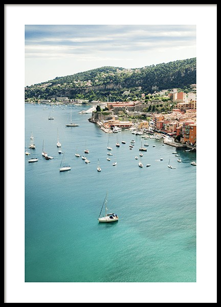 Sea View France Plakat i gruppen Plakater / Naturmotiv hos Desenio AB (10894)