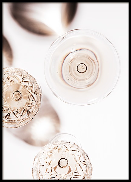 Champagne Shade Plakat i gruppen Plakater / Køkkenplakater hos Desenio AB (11916)