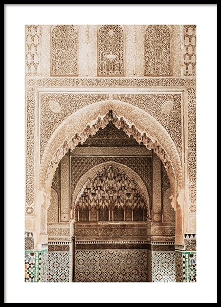 Temple of Marrakech No1 Plakat i gruppen Plakater / Fotokunst hos Desenio AB (14229)