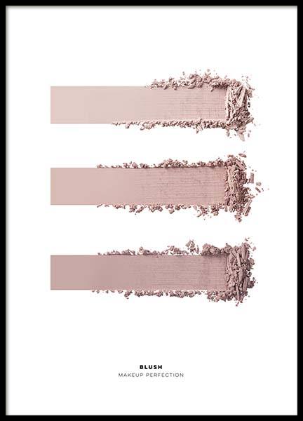 Three Shades Of Pink Plakat i gruppen Plakater / Fashion  hos Desenio AB (3376)
