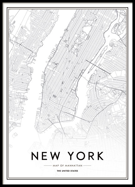 Plakater med New York til den moderne indretning