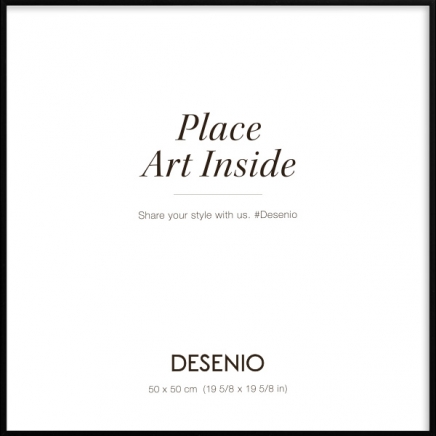 Metalramme sort, 50x50