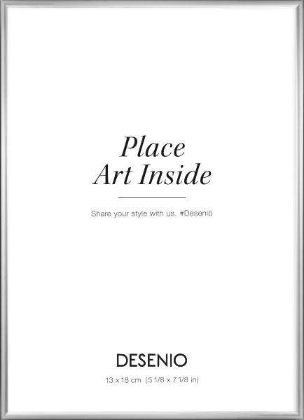 Sølv ramme, 13x18