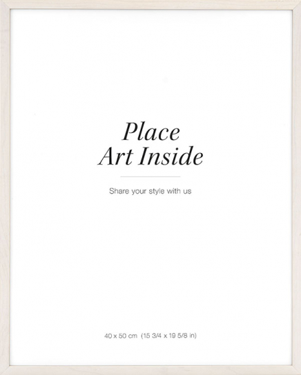 Billedramme i lyst træ, 40x50