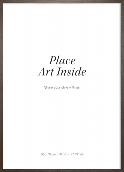 Billedramme i mørkt træ, 50x70