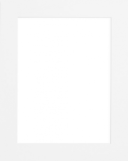 Passepartout hvid, 40x50