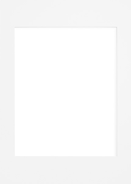 Passepartout hvid, 50x70