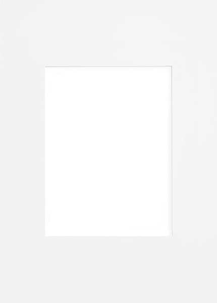 Passepartout hvid 50x70