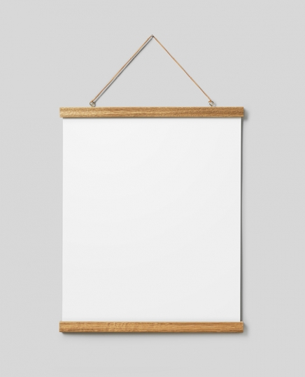 Plakat hanger eg 41 cm, magnetbeslag