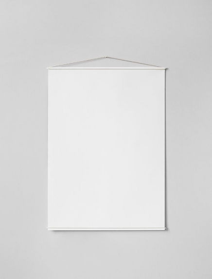 Moebe Poster hanger 50cm, hvid / Plakatophæng hos Desenio AB (PHWH50B)