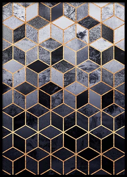 Daydream Cubes Plakat i gruppen Plakater / Kunstplakater hos Desenio AB (pre0021)