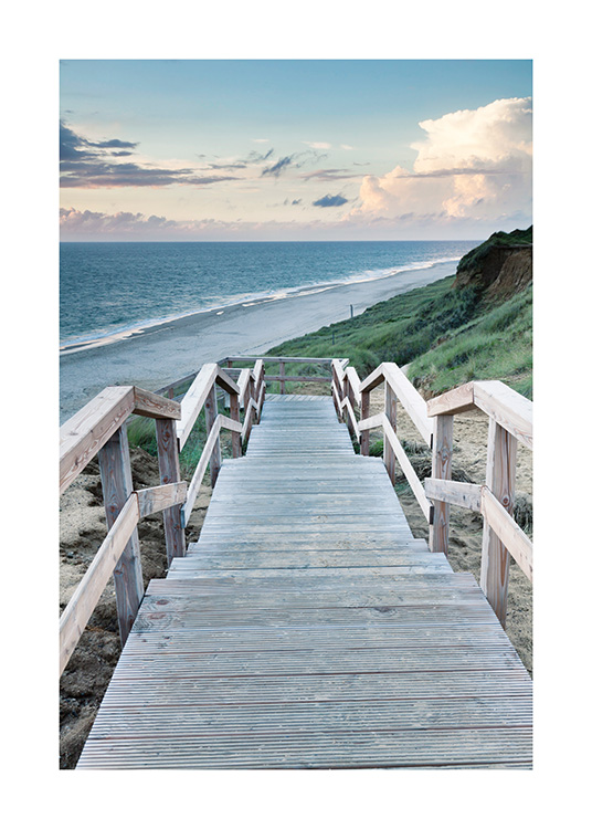 Red Cliff at Kampen Plakat
