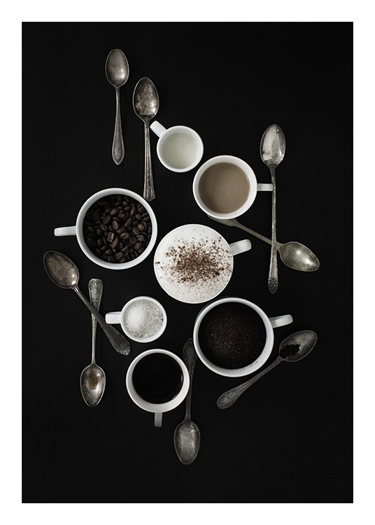 Coffee Still Life Plakat / Køkkenplakater hos Desenio AB (10823)