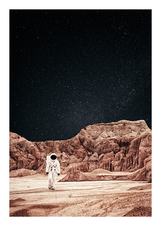 Walking on Mars Plakat