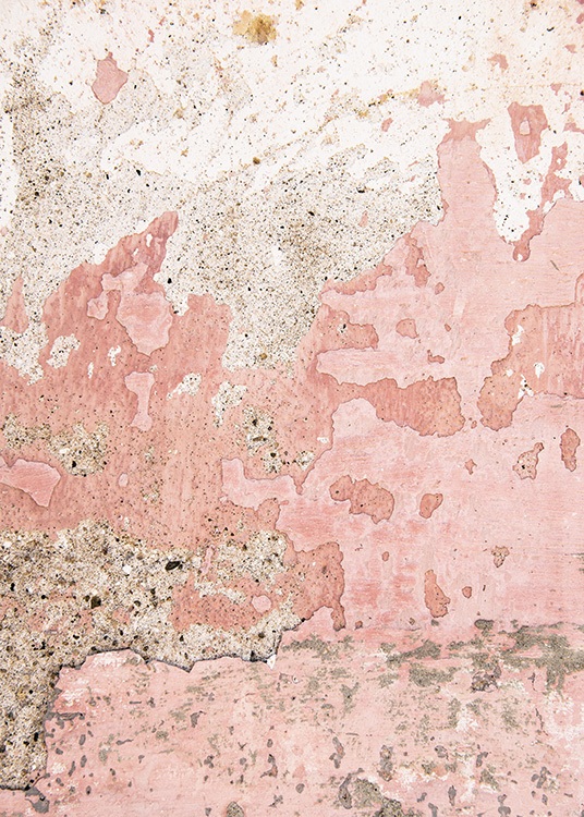 Old Pink Wall Plakat / Fotokunst hos Desenio AB (11243)