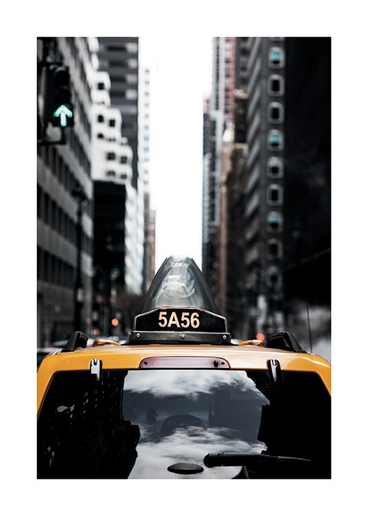 NYC Taxi Plakat / Fotokunst hos Desenio AB (11327)