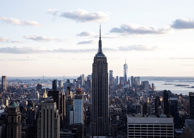 New York Skyline Plakat / Fotokunst hos Desenio AB (11329)