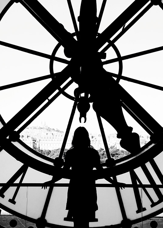 Time in Paris Plakat