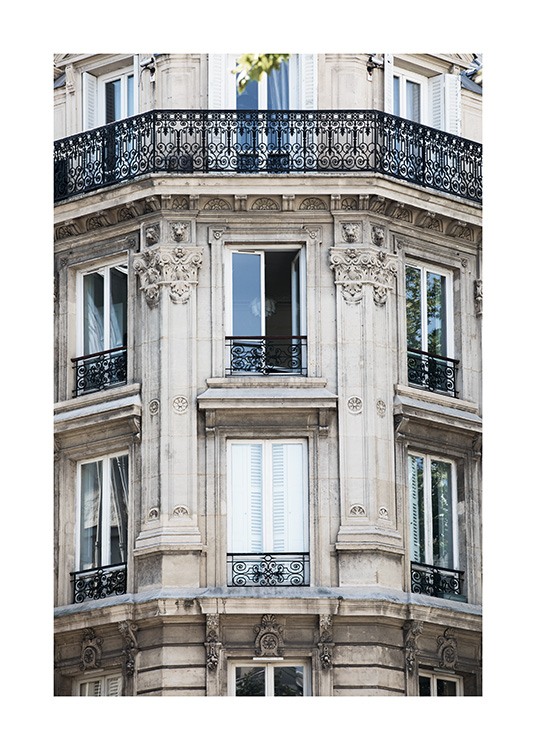 Paris Facade Plakat