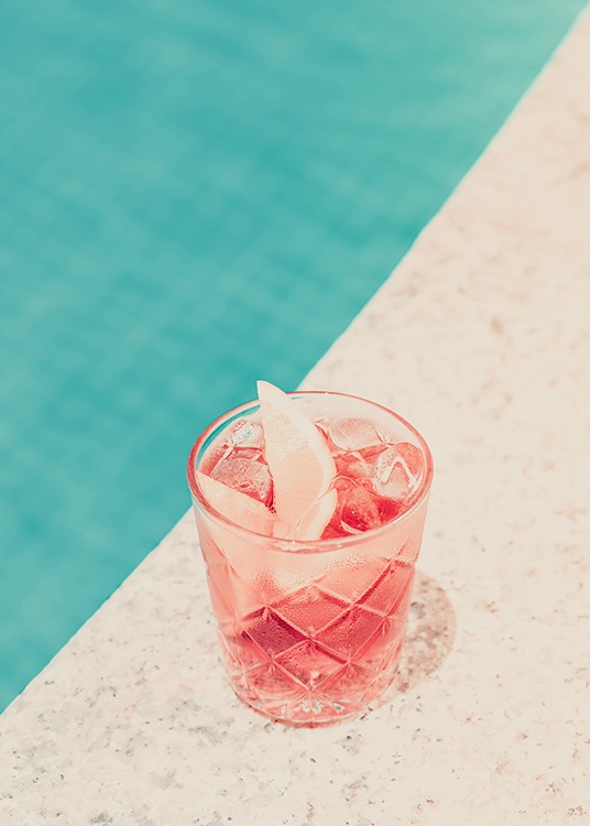 Negroni by the Pool Plakat