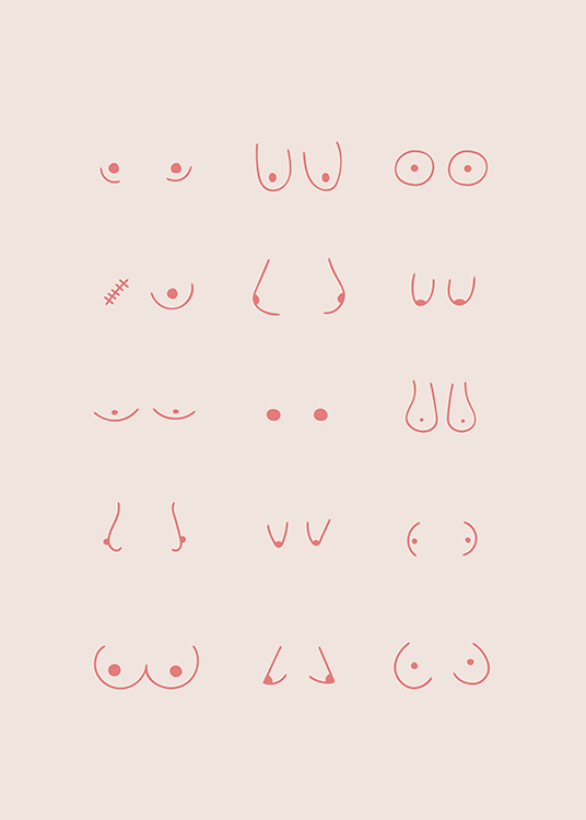 Shapes and Sizes Plakat