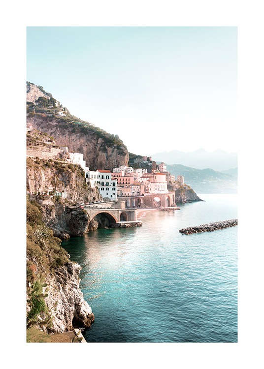 Amalfi View Plakat / Naturmotiv hos Desenio AB (12930)