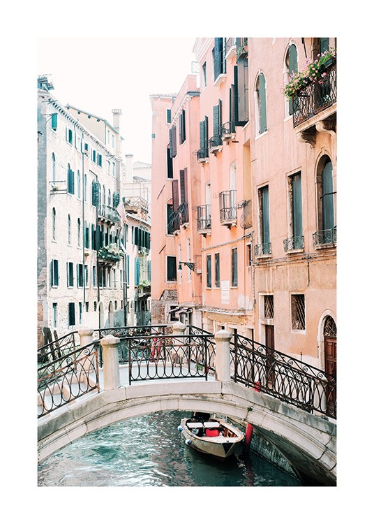 Canal in Venice Plakat / Fotokunst hos Desenio AB (12932)