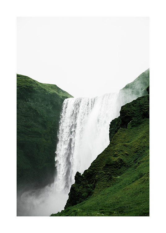 Skogafoss View Plakat