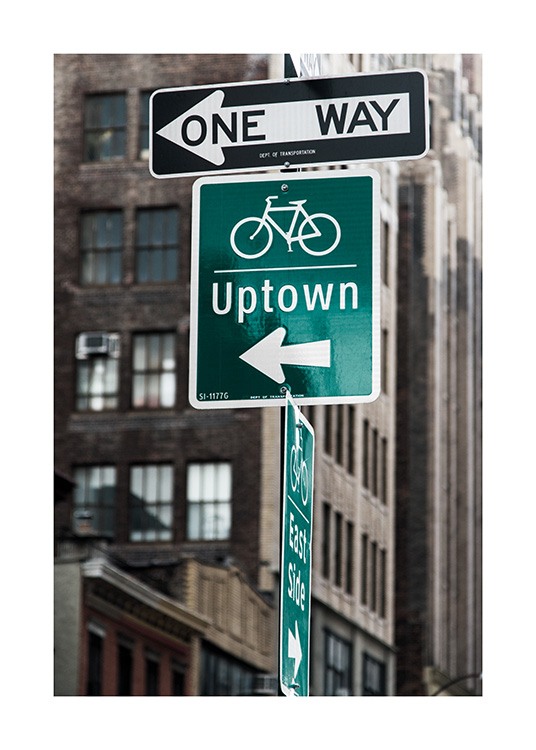 Uptown Plakat / New York hos Desenio AB (13657)