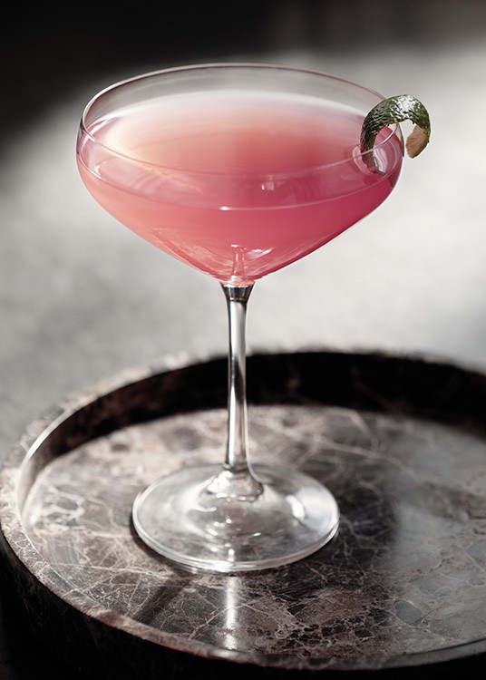 Pink Cocktail Plakat / Vin og cocktails hos Desenio AB (13698)