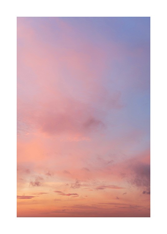 Pastel Clouds Plakat
