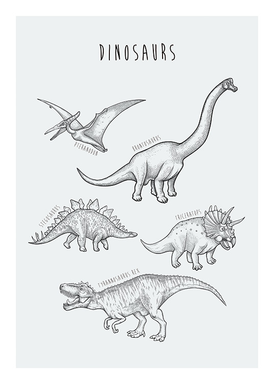 Dinos Plakat