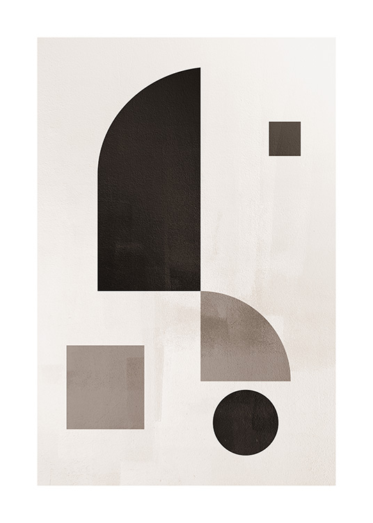 Graphic Composition No1 Plakat