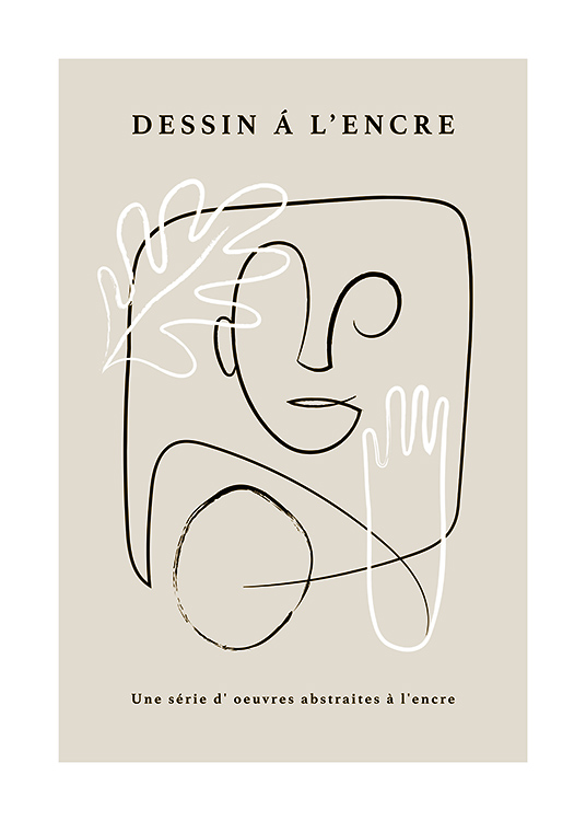 French Sketch No1 Plakat