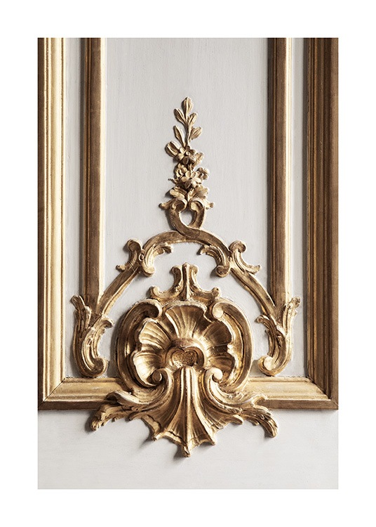 Golden Wall Decor Plakat
