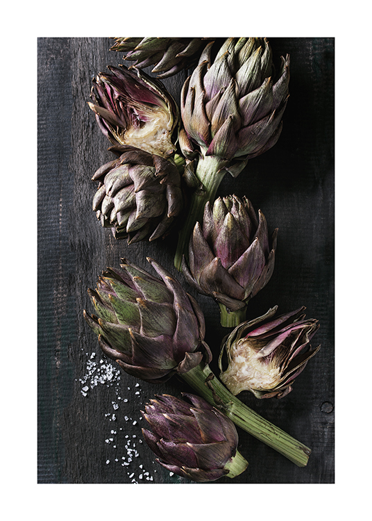 Artichokes And Salt Plakat