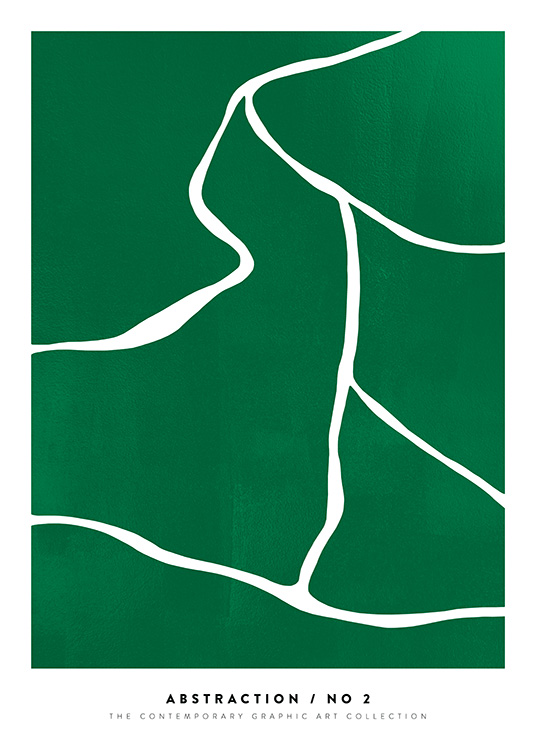 – Grønne abstrakte marker