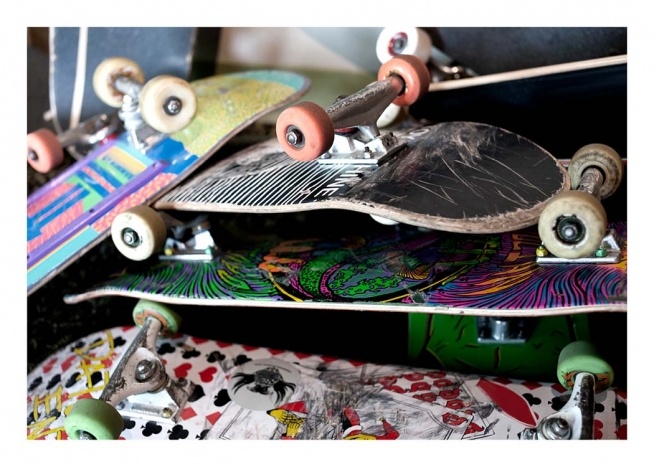 Skateboards Plakat