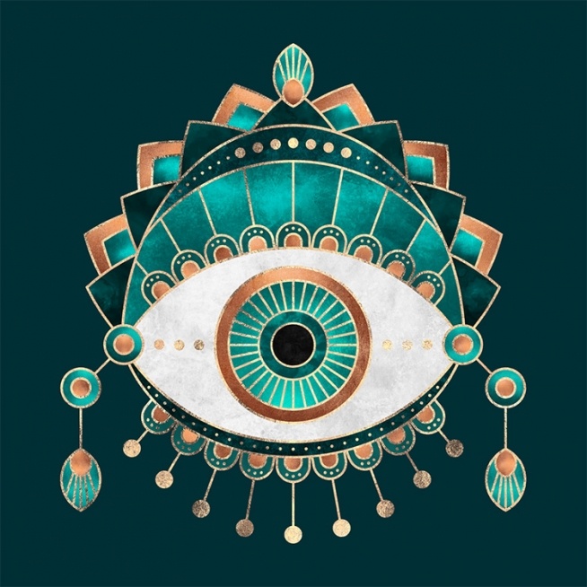 Teal Eye Plakat