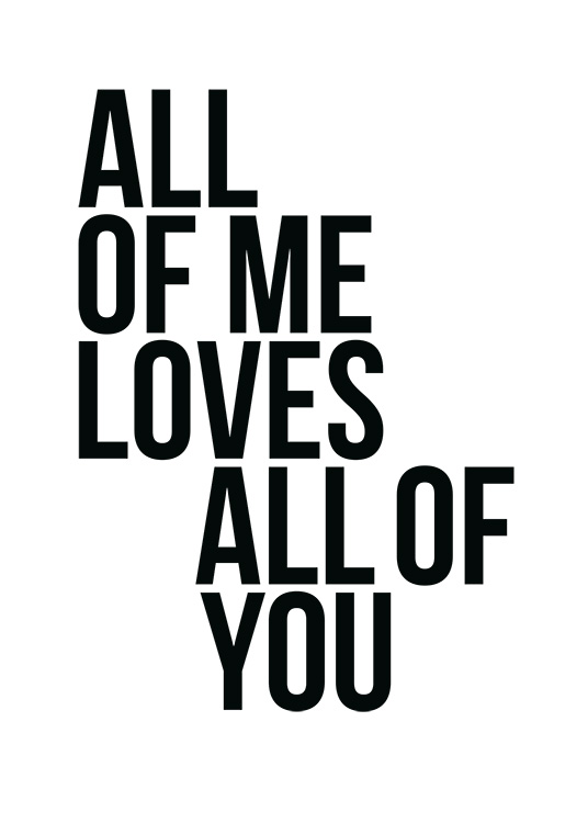 All Of Me Plakat