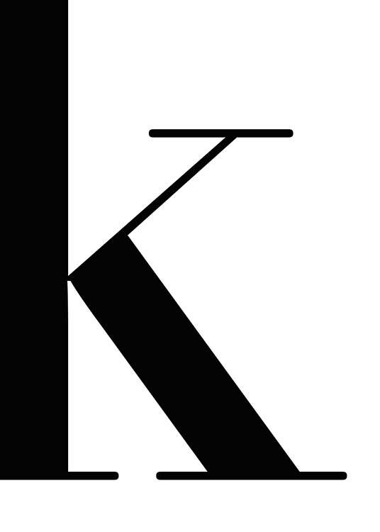 Letter K Plakat