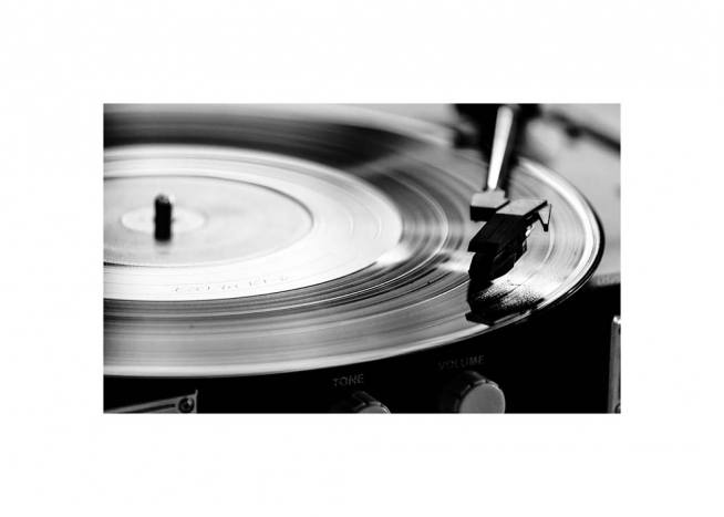 Record Player Plakat