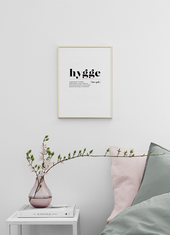 Hygge plakat Soveværelse plakat