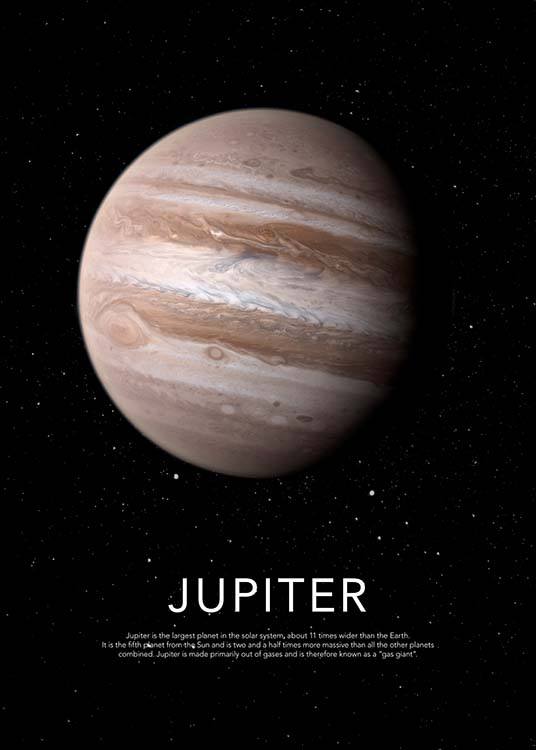 Jupiter Plakat / Plakater til børneværelset hos Desenio AB (3869)