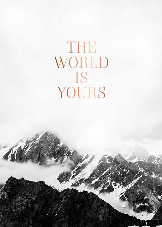 The World Is Yours Plakat