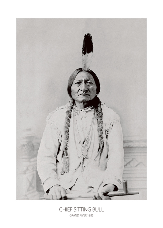 Sitting Bull, Plakater / Fotokunst hos Desenio AB (7380)