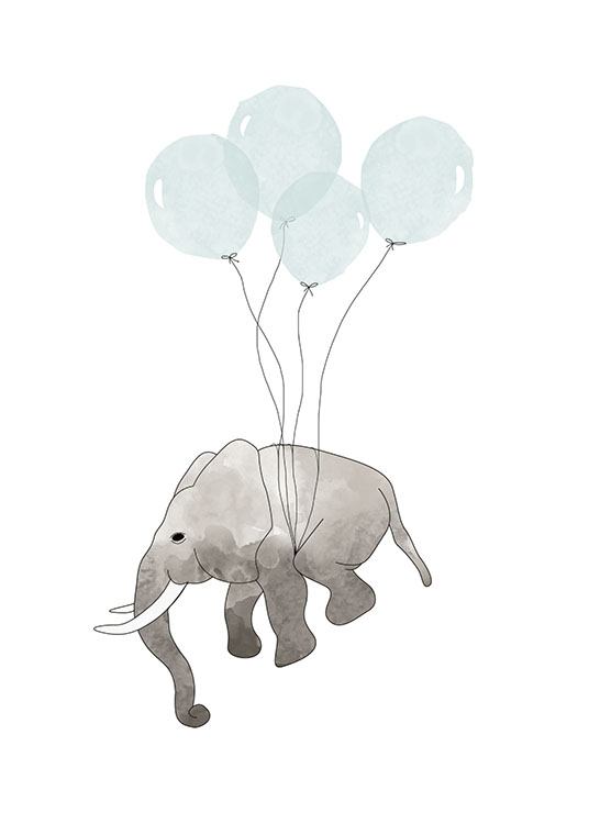 Elephant Blue, Plakater 