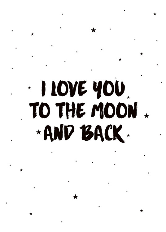 Moon And Back, Plakater