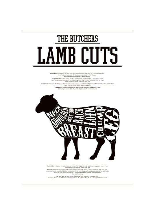 Lamb Cuts, Plakat