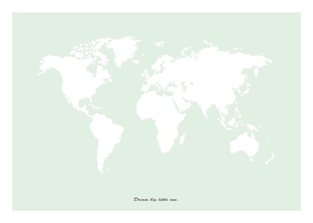 Dream Big Little One, Green, Plakater